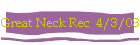 Great Neck Rec  4/3/03